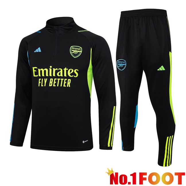 Arsenal Training Tracksuit Suit Black 2023/2024