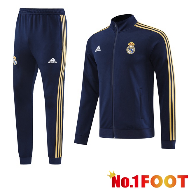 Real Madrid Training Jacket Suit Royal Bluee 2023/2024