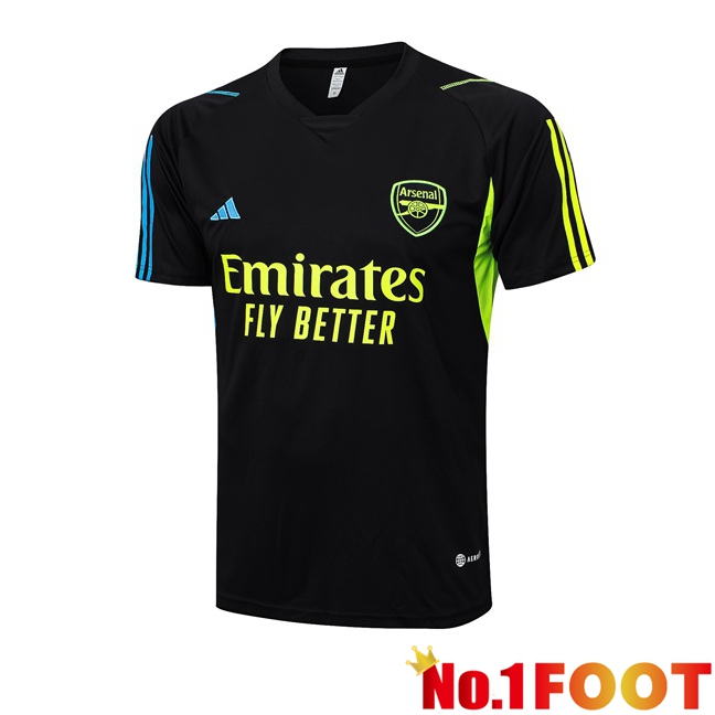 Arsenal Training T Shirt Black 2023/2024