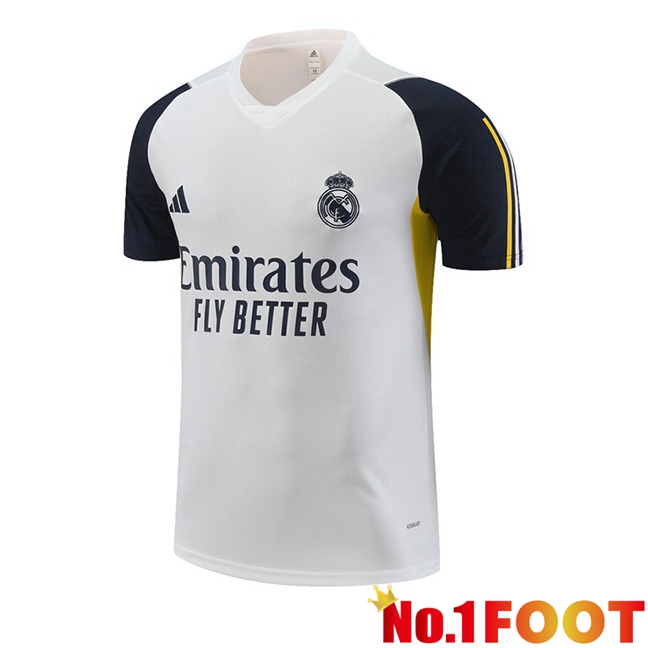 Real Madrid Training T Shirt White 2023/2024