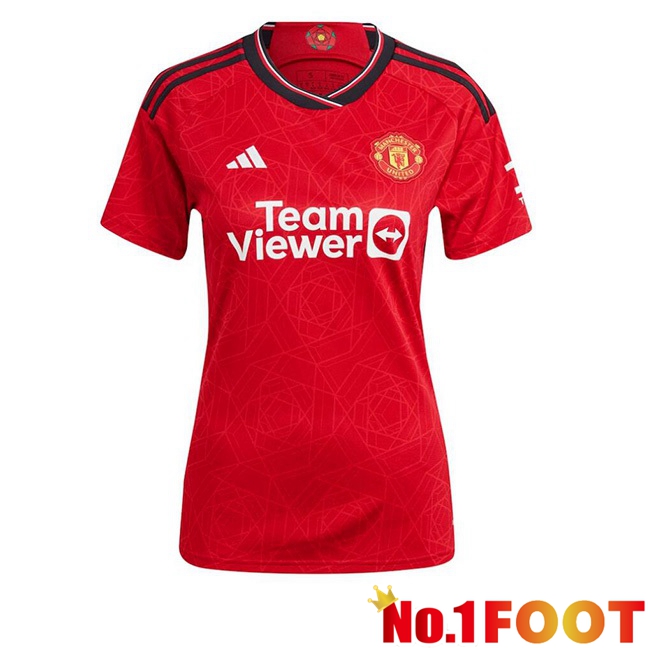 Manchester United Womens Football Jersey Home Red 2023/2024