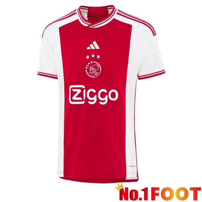 AFC Ajax Football Jersey Home Red White 2023/2024