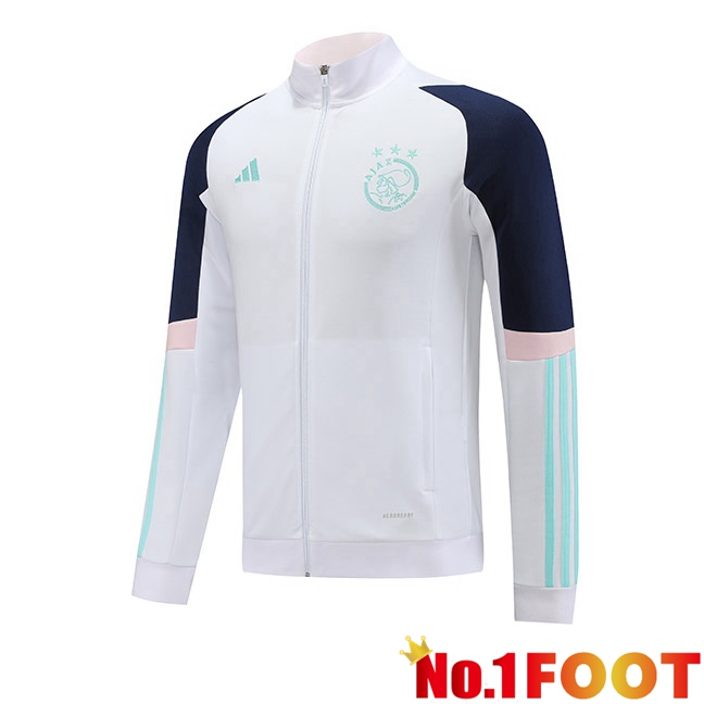 AFC Ajax Training Jacket White 2023/2024