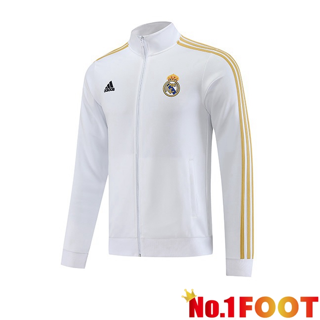 Real Madrid Training Jacket White 2023/2024