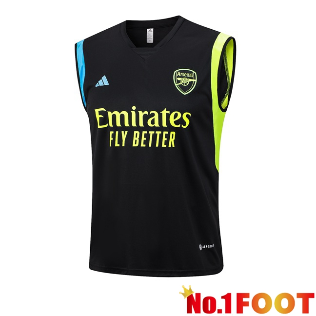 Arsenal Football Vest Black 2023/2024