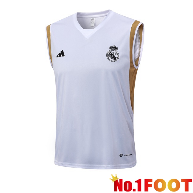 Real Madrid Football Vest White 2023/2024