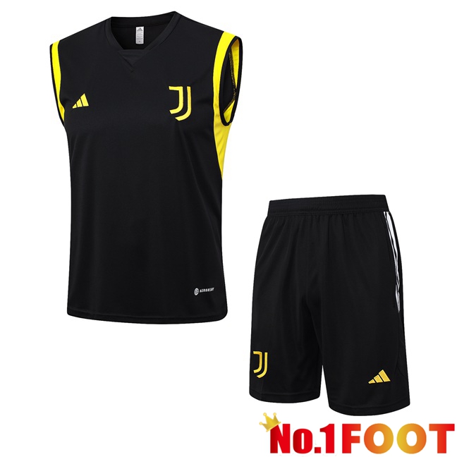 Juventus Football Vest + Shorts Black 2023/2024