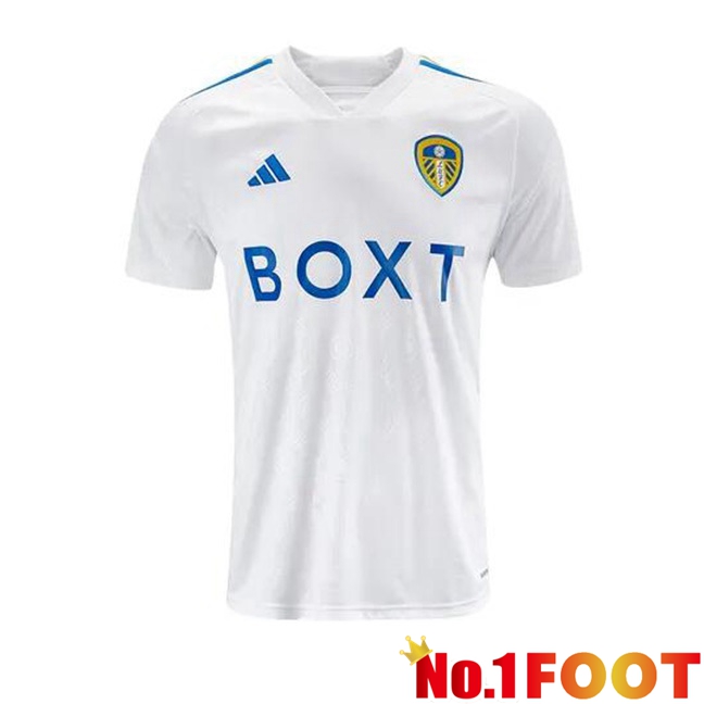 Leeds United Football Jersey Home White 2023/2024