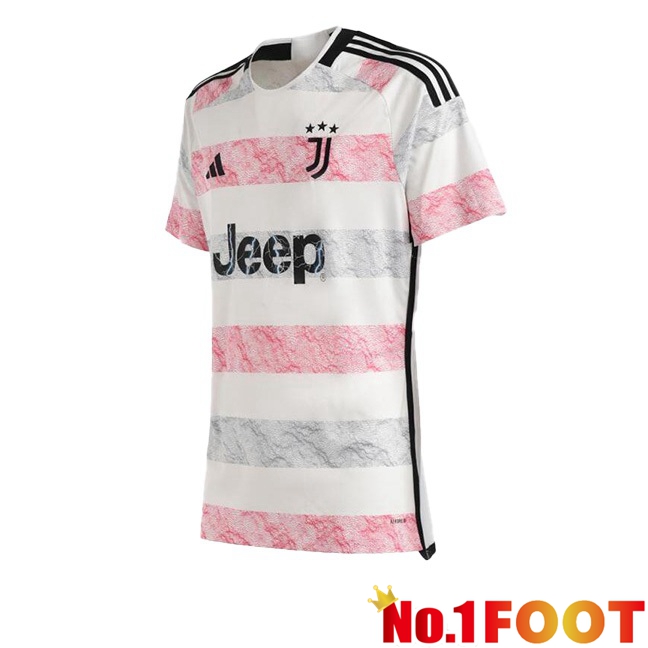 Juventus Football Jersey Away White 2023/2024