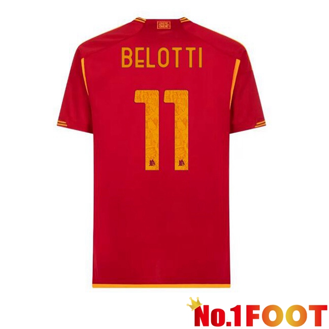 AS Roma (BELOTTI 11) Football Jersey Home Red 2023/2024