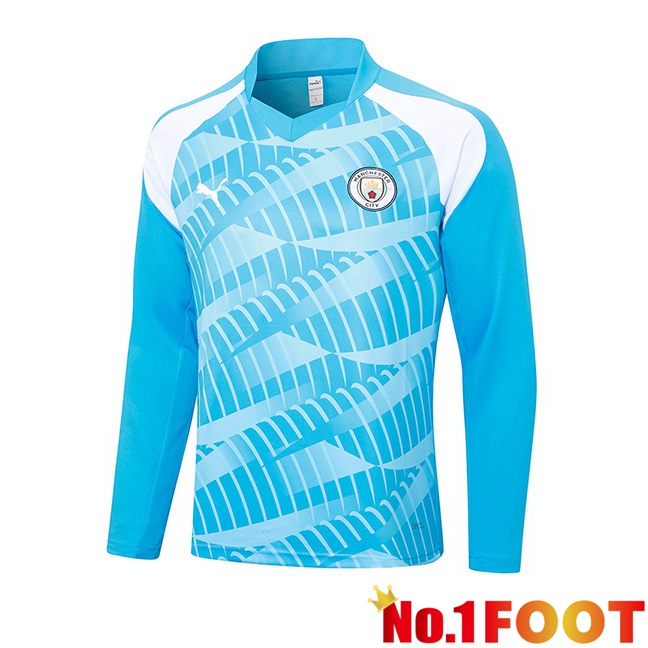 Manchester City Training Sweatshirt Blue 2023/2024