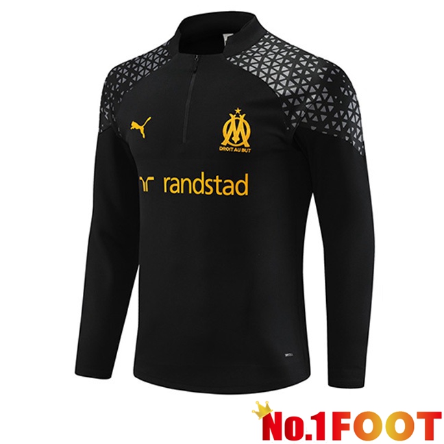 Marseille OM Training Sweatshirt Black 2023/2024