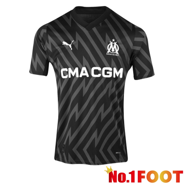 Marseille OM Football Jersey Goalkeeper Black 2023/2024