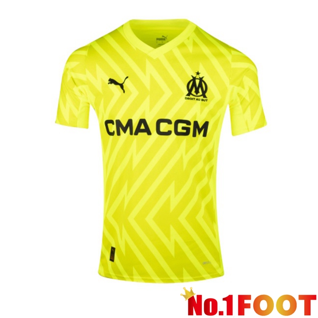 Marseille OM Football Jersey Goalkeeper Yellow 2023/2024