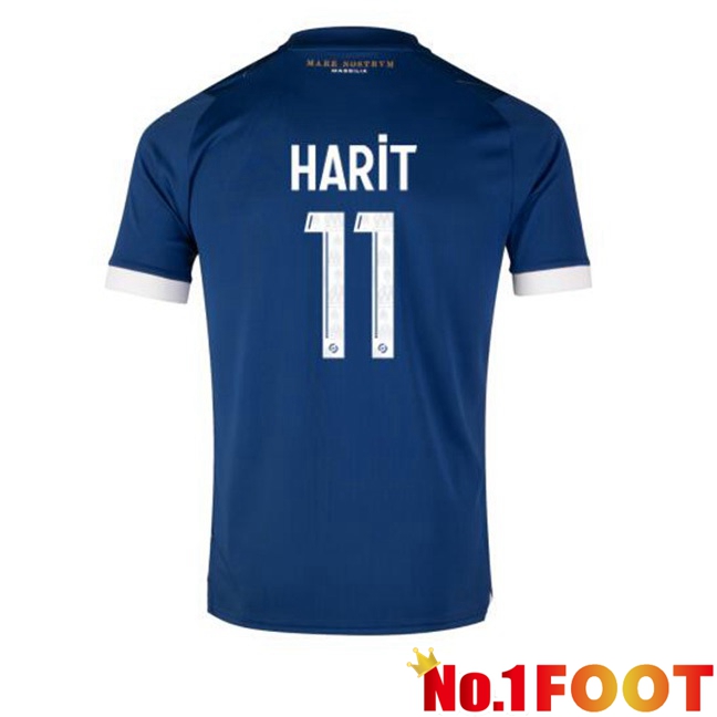 Marseille OM (HARIT 11) Football Jersey Away Blue 2023/2024