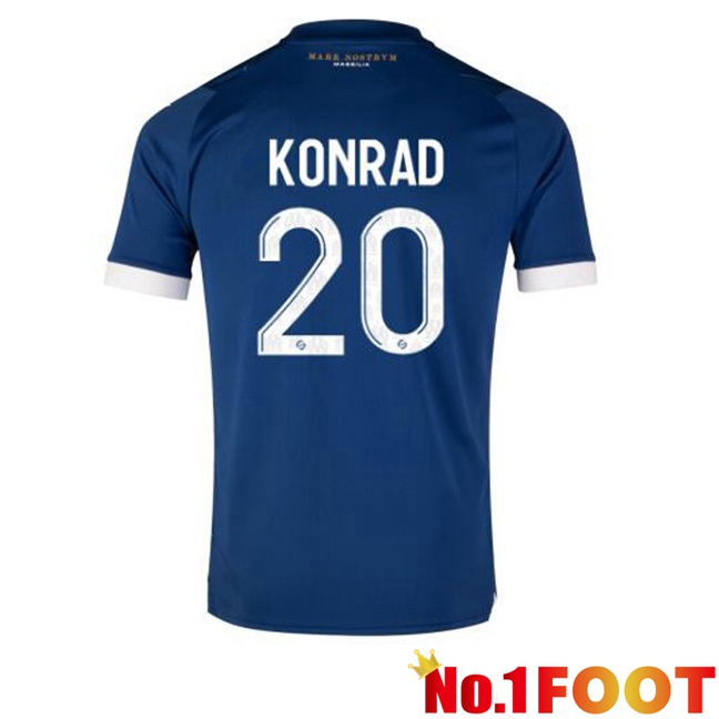 Marseille OM (KONRAD 20) Football Jersey Away Blue 2023/2024