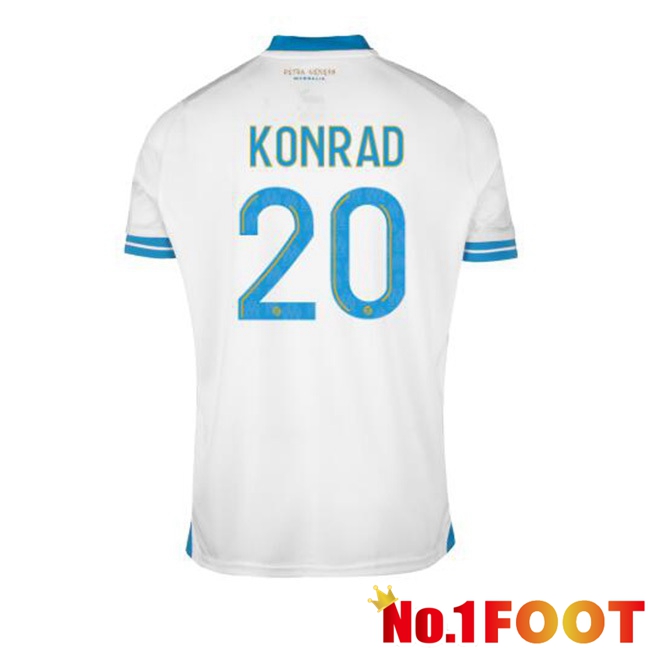 Marseille OM (KONRAD 20) Football Jersey Home White 2023/2024