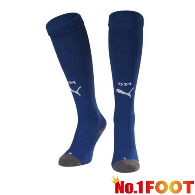 Marseille OM Football Socks Away Blue 2023/2024