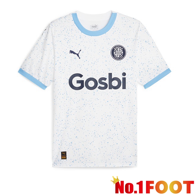 Girona Football Jersey Away White 2023/2024