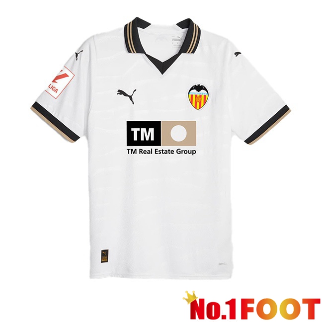 Valencia CF Football Jersey Home White 2023/2024