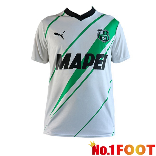 US Sassuolo Football Jersey Away White 2023/2024