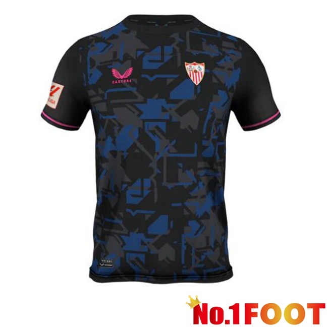 Sevilla FC Football Jersey Third Black 2023/2024