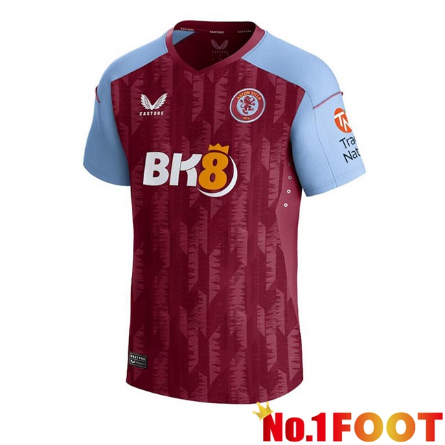 Aston Villa Football Jersey Home Red 2023/2024