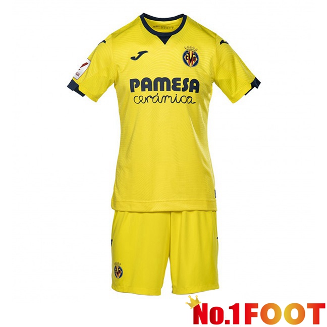 Villarreal Kids Football Jersey Home Yellow 2023/2024 - Click Image to Close