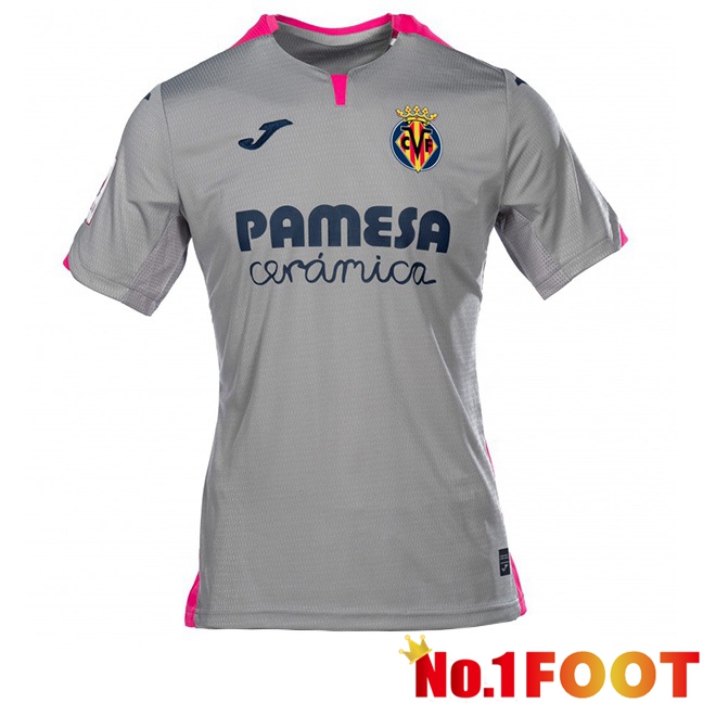 Villarreal Football Jersey Third Grey 2023/2024