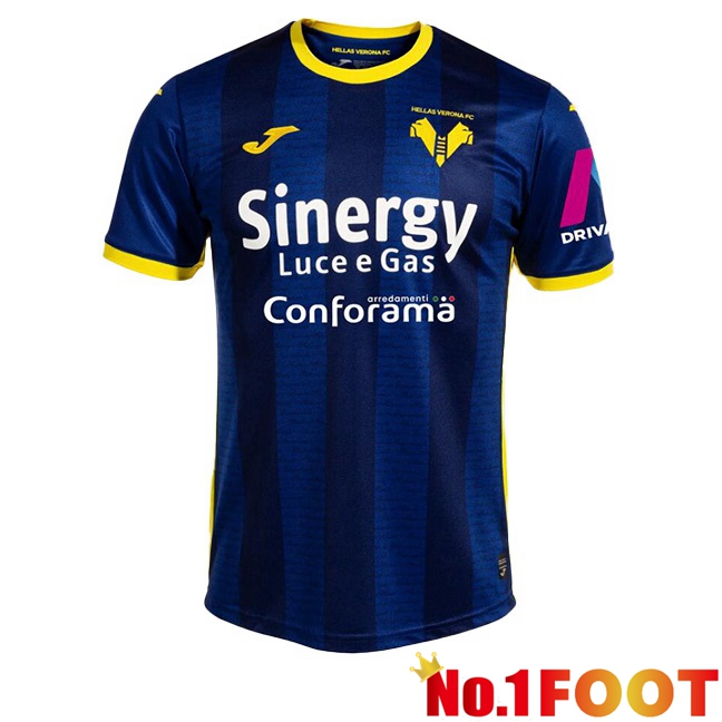 Hellas Verone Football Jersey Home Blue 2023/2024 - Click Image to Close