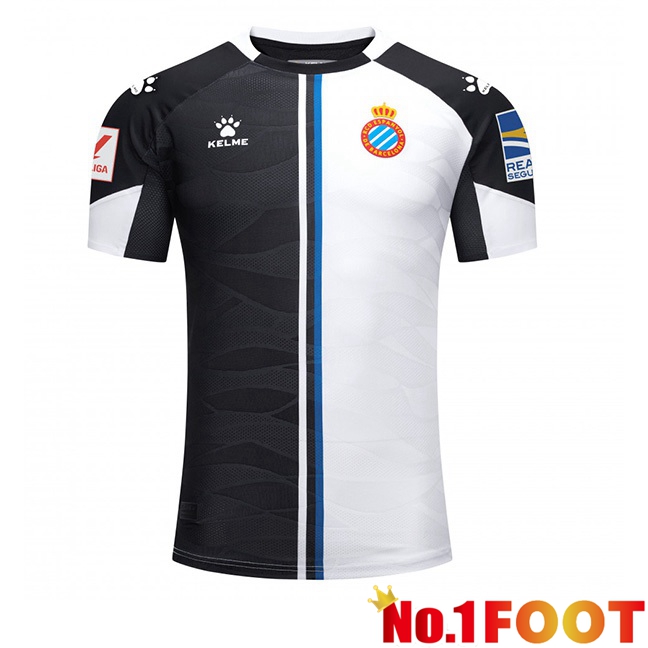 RCD Espanyol Football Jersey Third Black White 2023/2024