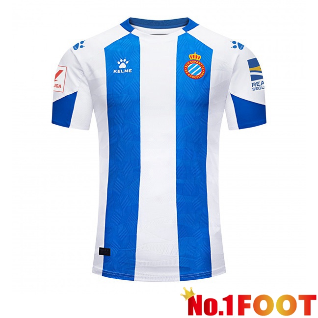 RCD Espanyol Football Jersey Home Blue White 2023/2024