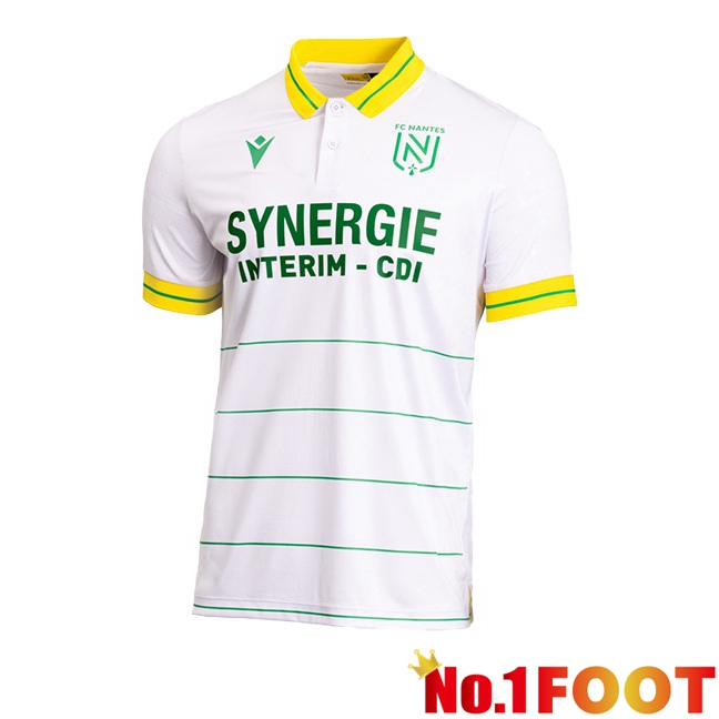 FC Nantes Football Jersey Away White 2023/2024