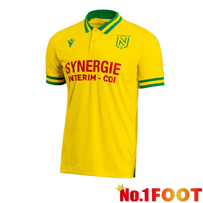 FC Nantes Football Jersey Home Yellow 2023/2024