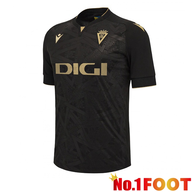 Cadiz CF Football Jersey Away Black 2023/2024