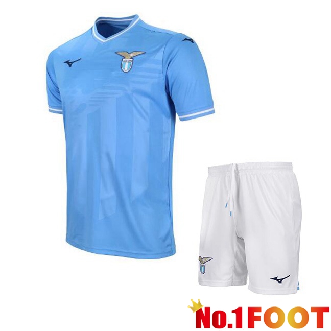 SS Lazio Kids Football Jersey Home Blue 2023/2024