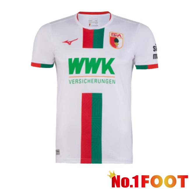 FC Augsburg Football Jersey Home White 2023/2024