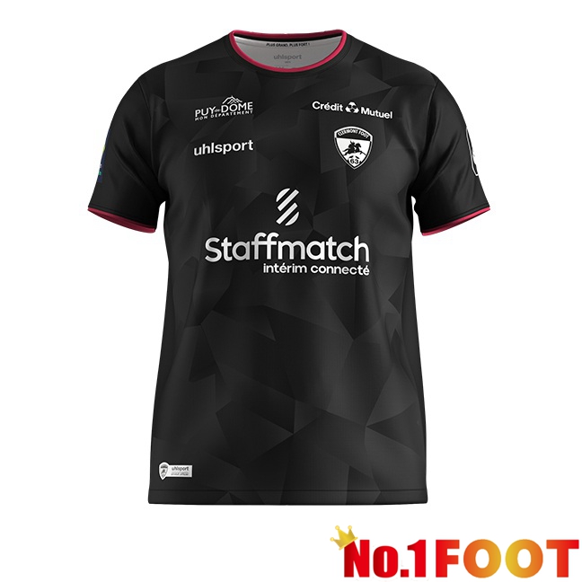 Clermont Foot 63 Football Jersey Third Black 2023/2024