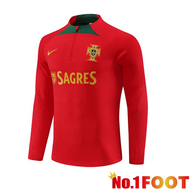 Portugal Training Sweatshirt Red 2023/2024