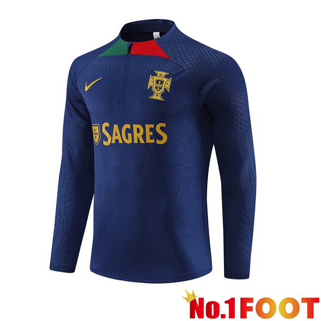 Portugal Training Sweatshirt Royal Bluee 2023/2024