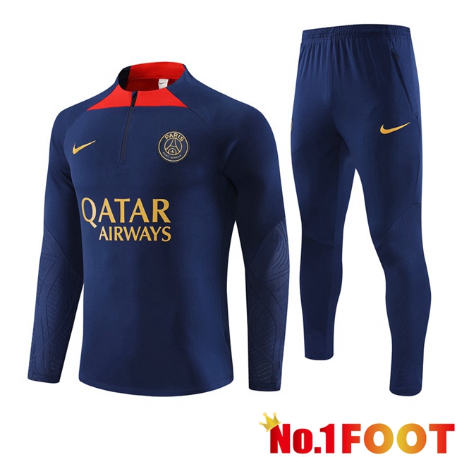 Paris PSG Training Tracksuit Suit Royal Bluee 2023/2024