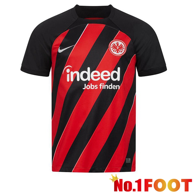 Eintracht Frankfurt Football Jersey Home Black Red 2023/2024