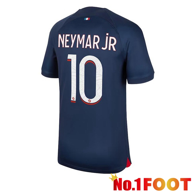 Paris PSG (Neymar Jr 10) Football Jersey Home Royal Bluee 2023/2024