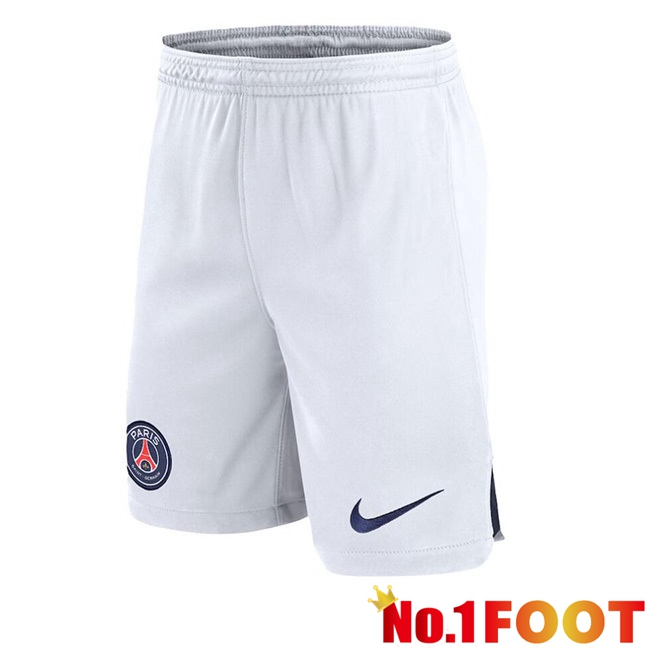 Paris PSG Football Shorts Away White 2023/2024