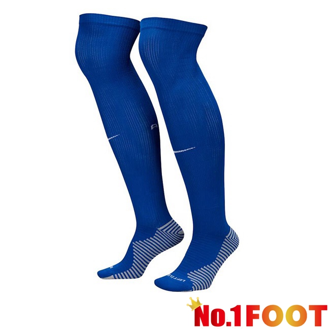 Atletico Madrid Football Socks Away Blue 2023/2024