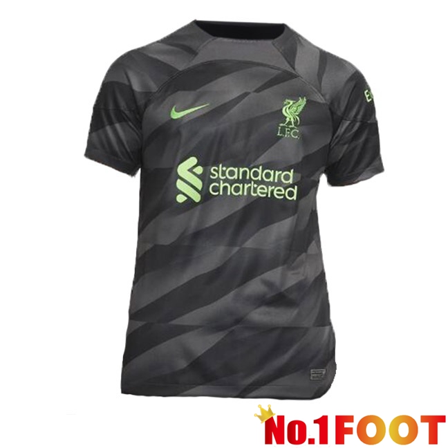 FC Liverpool Football Jersey Goalkeeper Black 2023/2024