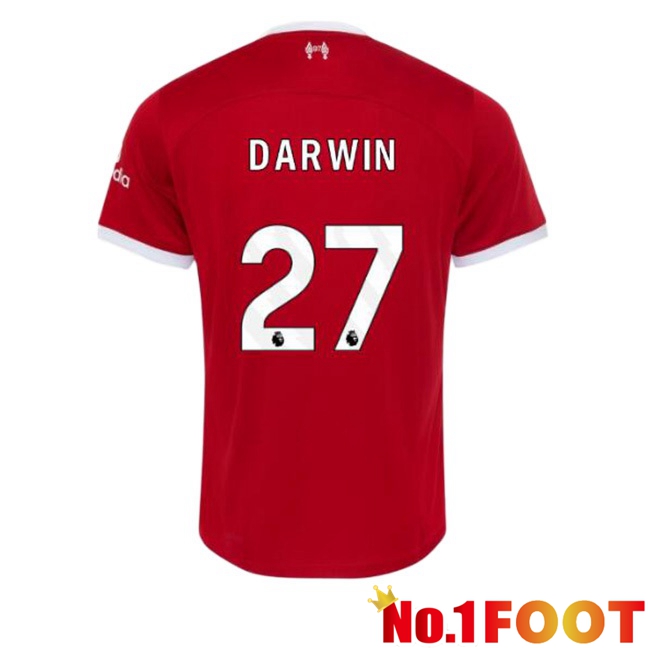 FC Liverpool (DARWIN 27) Football Jersey Home Red 2023/2024