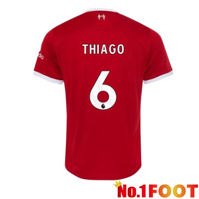 FC Liverpool (THIAGO 6) Football Jersey Home Red 2023/2024