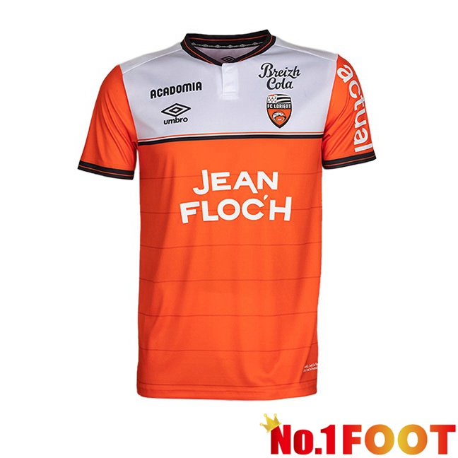 FC Lorient Football Jersey Home Orange 2023/2024