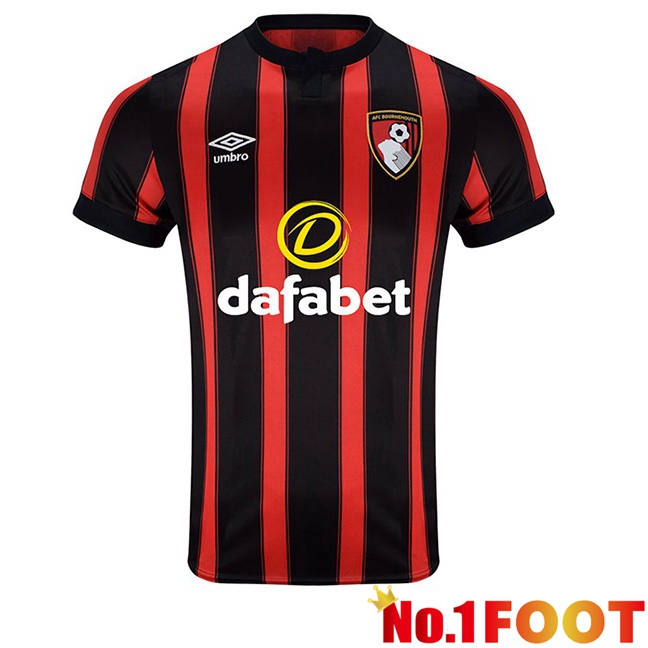 AFC Bournemouth Football Jersey Home Black Red 2023/2024